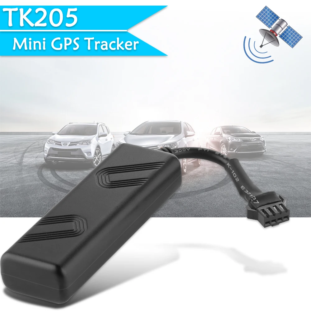 Livre shippinng gps carro tracker tk205 gsm gprs gps dispositivo de