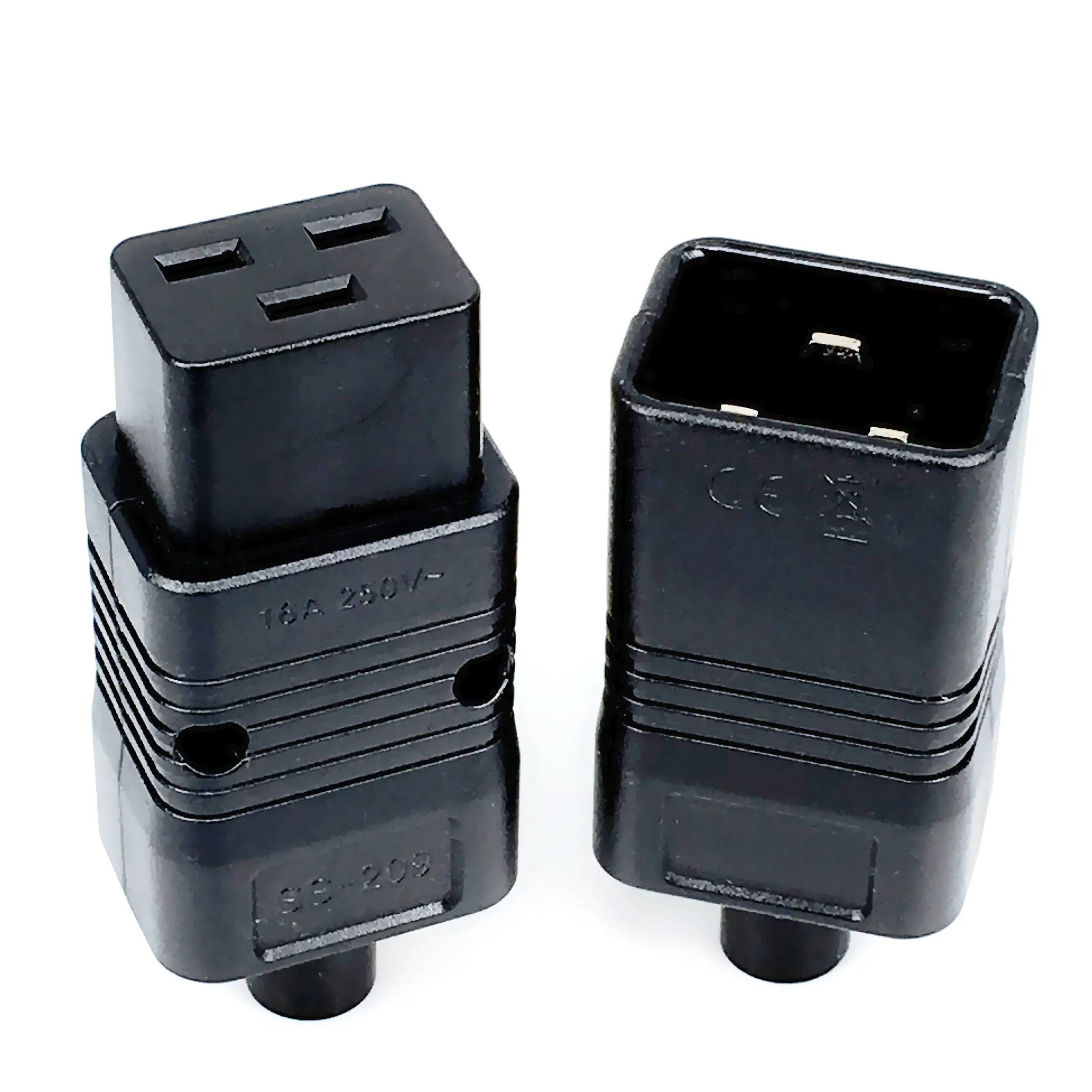 Разъем для электрического кабеля питания переменного тока IEC320 C19 C20 16A 250 В |