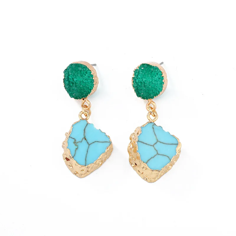 BELLAHYDIARY Vintage Elegant Purple Resin Earings Drop Earrings For Women Jewellery Pendientes Wedding Earring 2019 Brincos 374 (2)