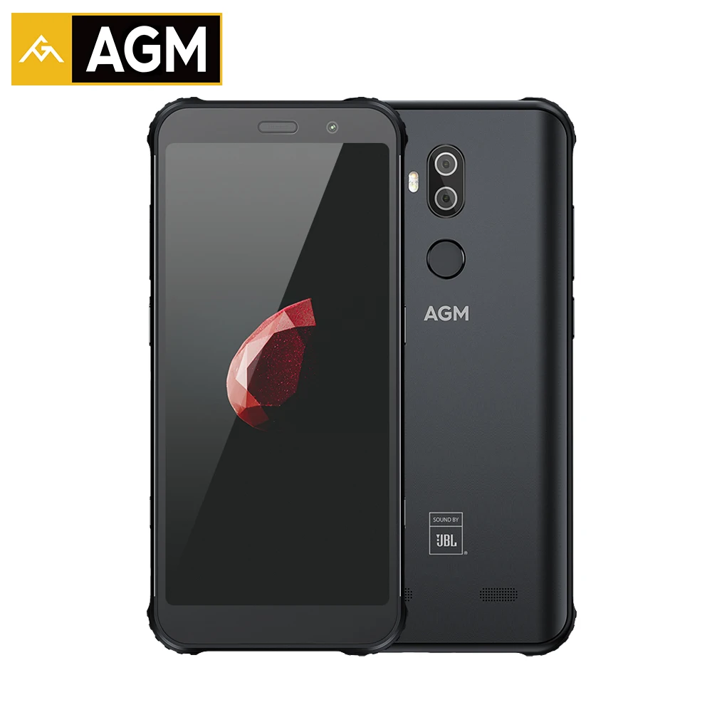  AGM X3 JBL-Cobranding 5.99'' 4G Smartphone 8G+64G SDM845 Android 8.1 IP68 Waterproof Mobile Phone D