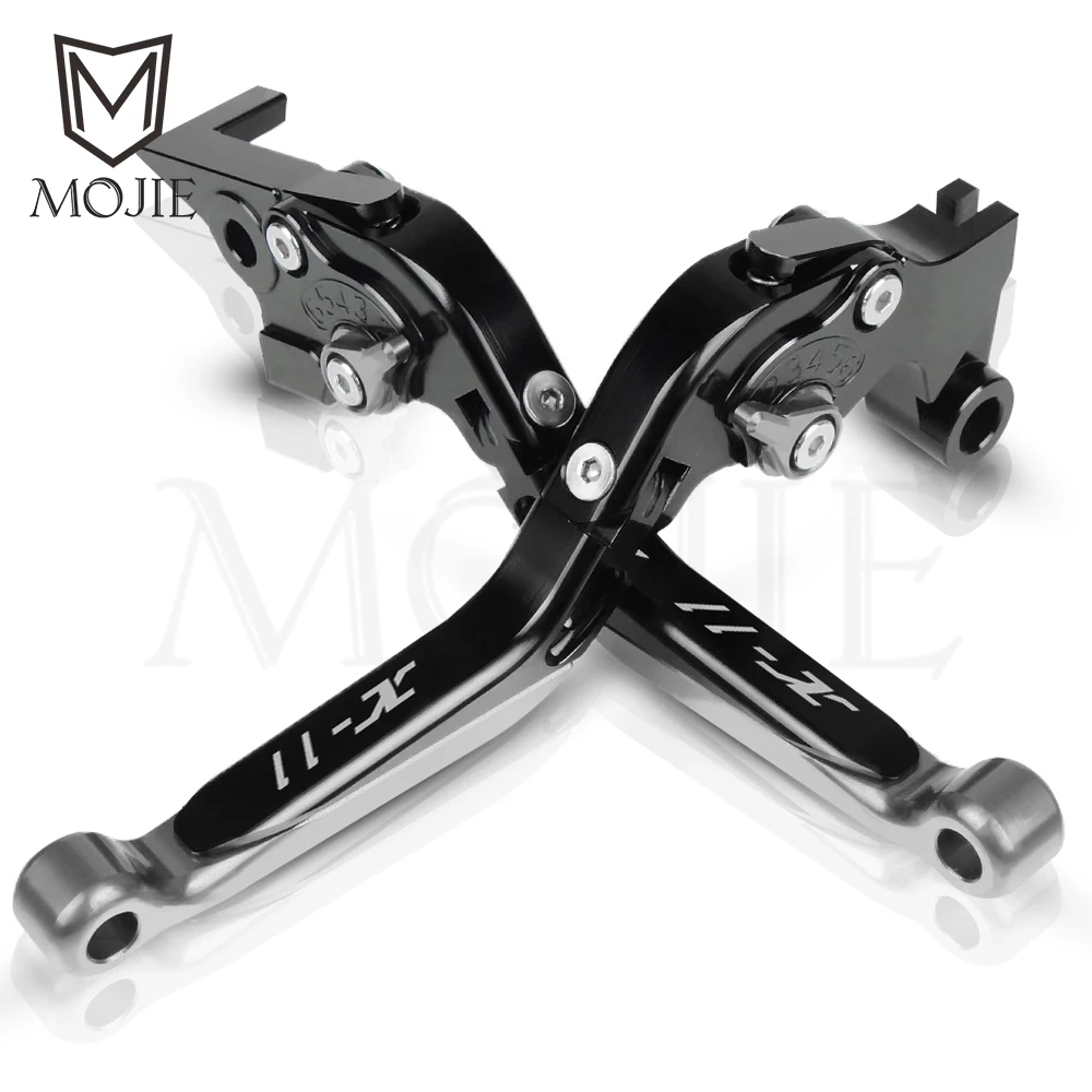 Мотоциклетные X-11 Рычаги Тормозная система сцепления для Honda X-11 X11 1999-2002 2000 2001 CNC регулируемые Складные Выдвижные Тормозные Рычаги Сцепления - Цвет: Black Titanium