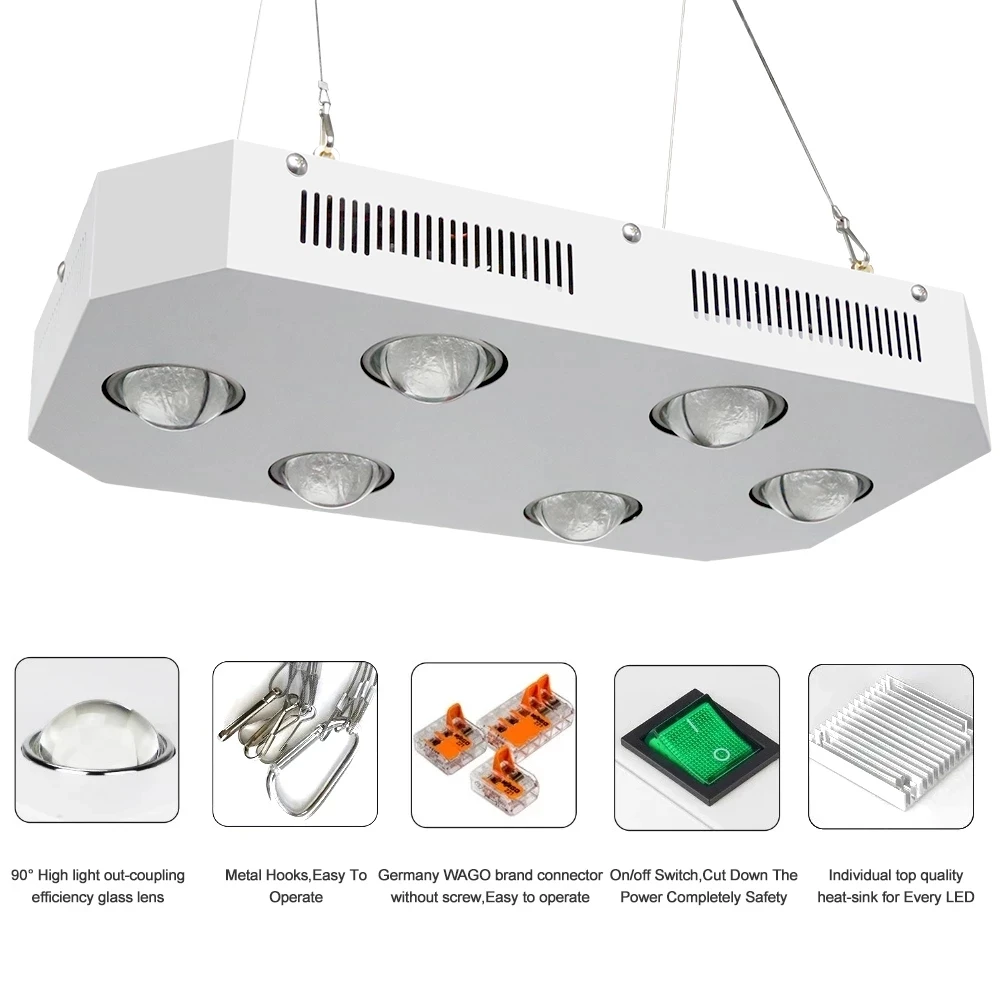 Citizen Clu048 1212 Cob Led Grow Light Spettro Completo 900W 3000K 3500K 5000K Cob Led Growing Lamp Indoor Plant Growth Lighting