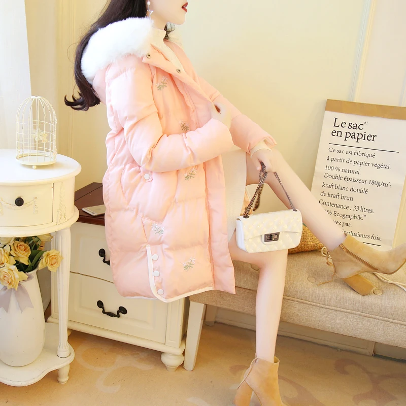SWEETXUE зимняя куртка женская куртка с капюшоном Хлопок Aphid пальто модная зимняя теплая Повседневная милая куртка в стиле каваи
