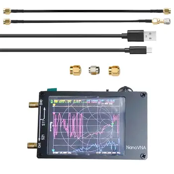 

GeekStyl LZNano VNA 10KHz-1.5GHz Vector Network Analyzer 2.8 Inch Touch Screen 500mah Battery Analyzer