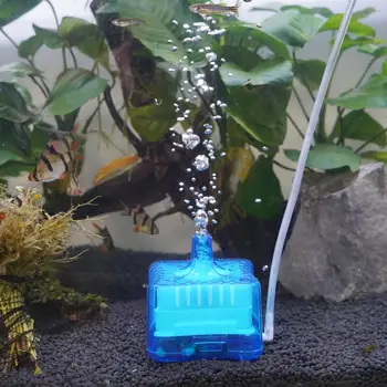 

SENZEAL Aquarium Filter Fish Bowl Square shaped Filter Sponge Filter Fish Tank Internal Air Driven Corner Filter Plastic