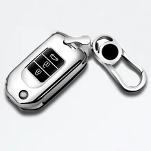 TPU Car Key Case Cover For Honda Civic Vezel Crider Accord Odyssey Avancier CRV Auto Key Keychain Holder Accessories