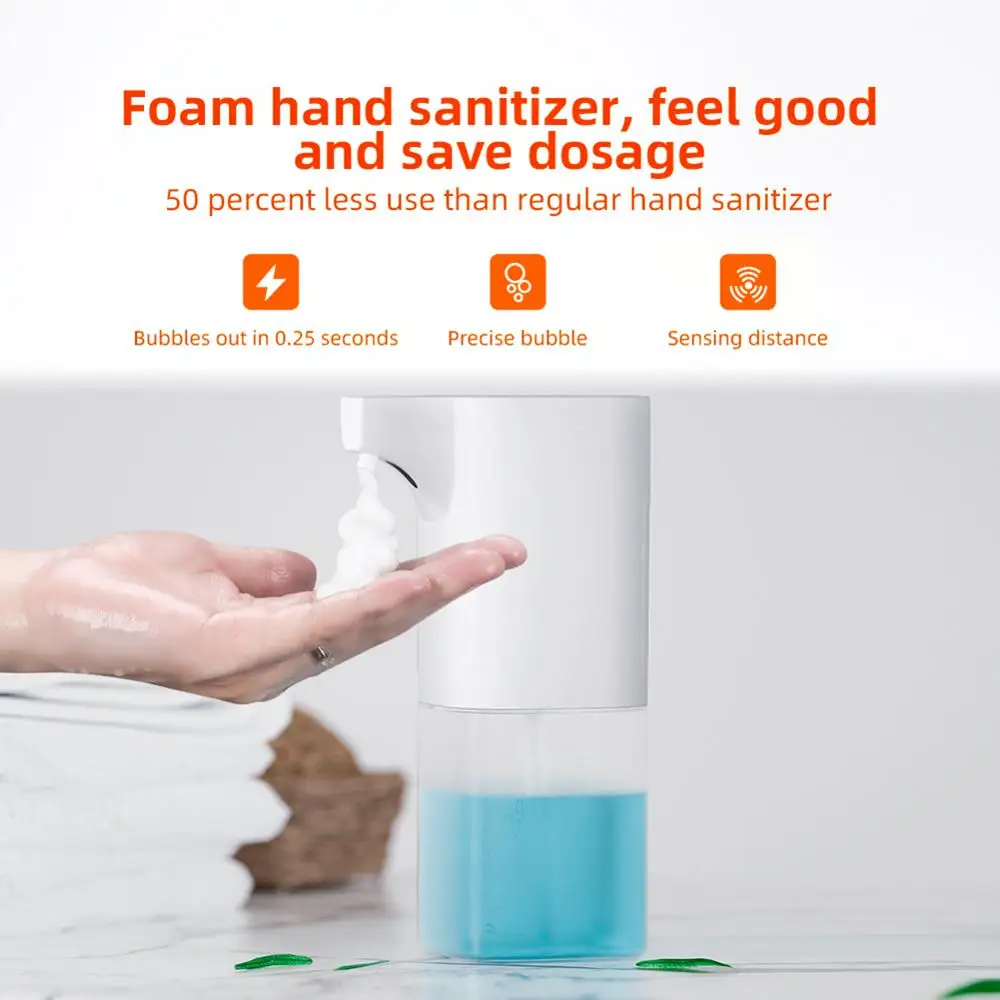 

350ML Automatic Sensor Liquid Touchless Soap Dispenser For Home Kitchen Bathroom Accessories Soap Dispenser