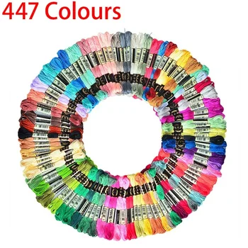 

Cross Stitch Cross Stitch Wire Thread Wire Floss Sewing 447 Mixed Colors