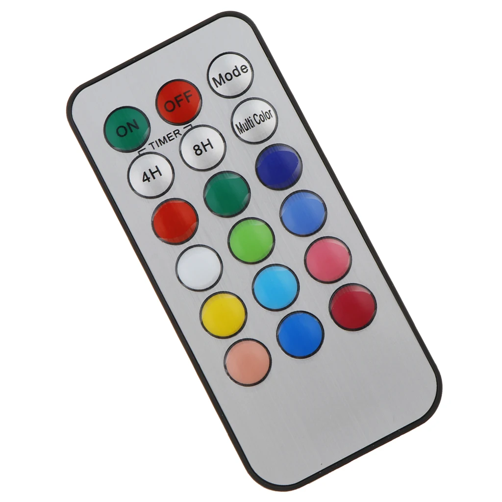 18-key Remote Control for Electronic Candle LED Flameless Flickering Decorative Candle Supplies Centerpieces Light Supplies
