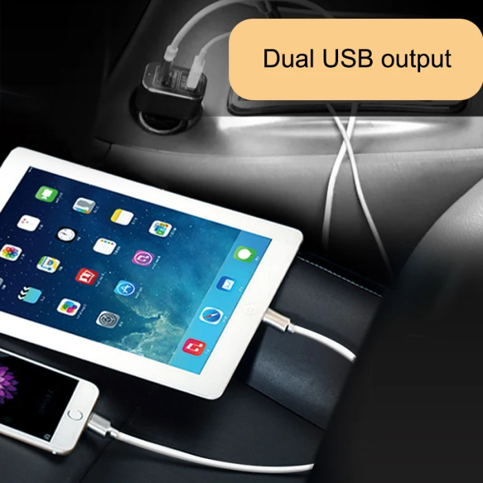 60 Вт QC PD 3,0 Автомобильное зарядное устройство адаптер двойной порт usb type C Быстрая зарядка для универсальных телефонов