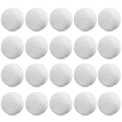 TOYMYTOY 24PCS Plastic Golf White Outdoor Golf Balls Exercise Field Indoor Golf Balls Training Training Aids Practice Practical