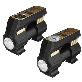 

12V 120W Electronic Digital Portable Car Wheel Tire Inflatable Pump Inflator Air Compressor Electric Inflating Machine Nozzle