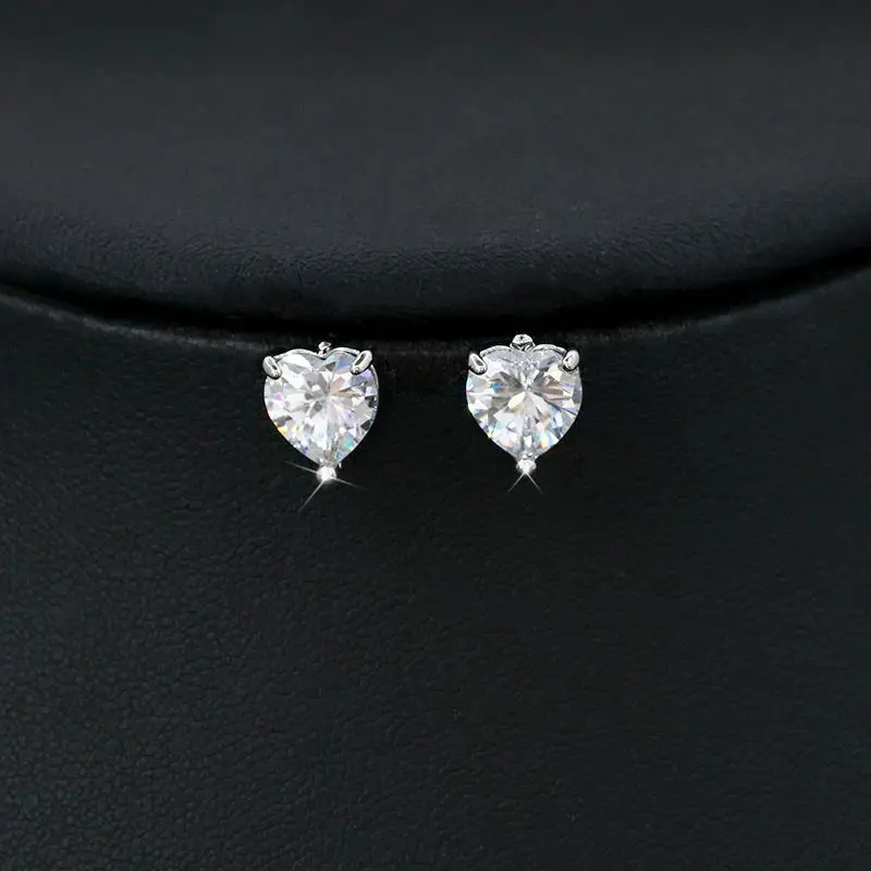 HIBRIDE Romantic Love Heart Shape Chain Link Green Cubic Zirconia Women Party Costume Necklace Earrings Jewelry Set bijoux N-471 - Image 5