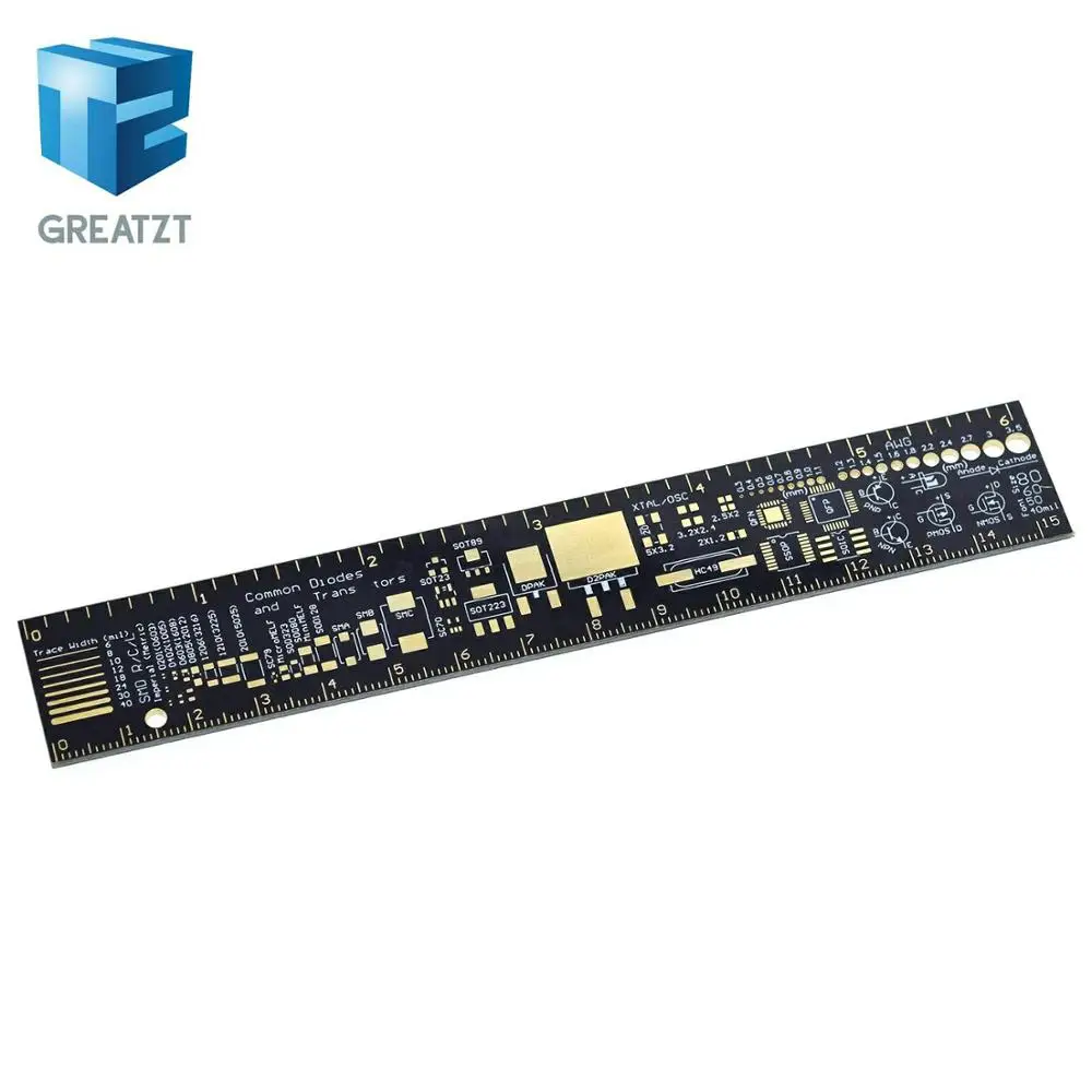 Линейка GREATZT PCB для электронных инженеров Geeks создателей Arduino вентиляторов