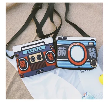 

2019 New Girls' Small Bag, Mini Camera Bag, Canvas Single Shoulder Messenger Bag, Retro Women's Bag, Handbag, Women Bag