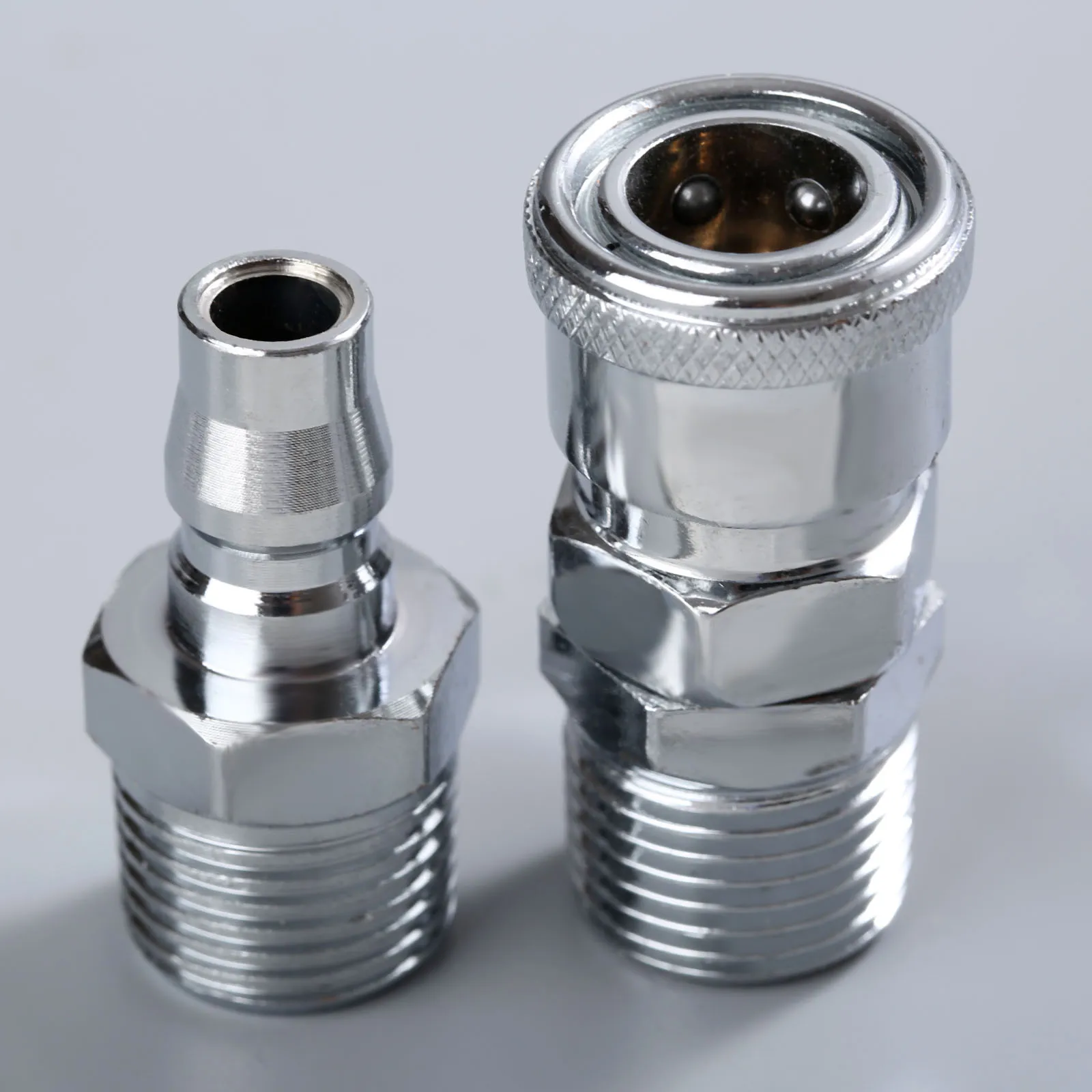 2pcs/kit SM40+PM40 Pneumatic Part Euro Air Line Hose Compressor Connector Quick Release 1/2" BSP Male Thread Coupler Parts Tools |