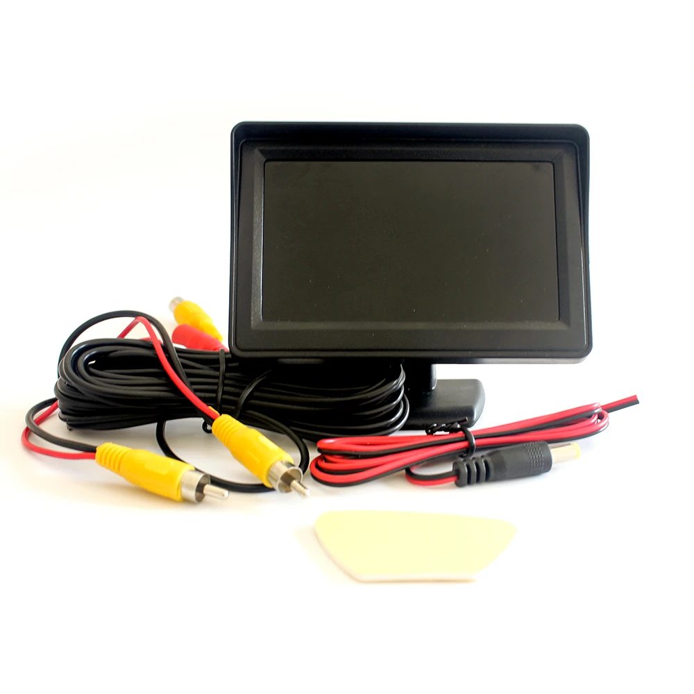 Reverse Image Display Car Monitor 4.3-inch on-board reversing monitor parking reversing display LCD color display