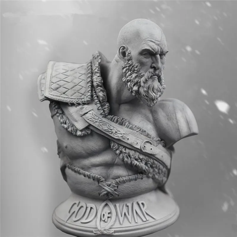 1/3 экшн-игра, статуя, Имитация меди, белая форма, Kratos God of War, кукла, статуя GK, ПВХ, фигурка, модель игрушки M3010