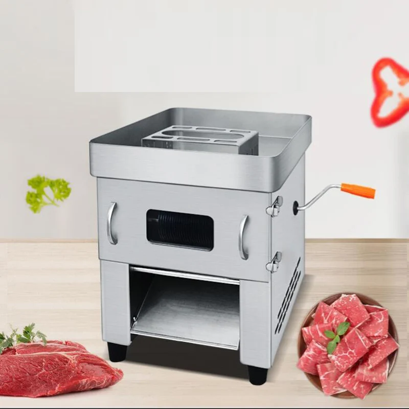 850W meat cutter Fast meat slicer electric Commercial slicer Shred Fully automatic  meat slicer machine 5