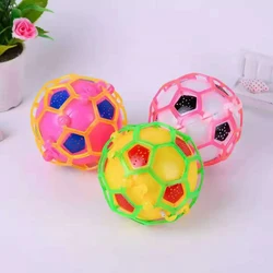 Luminosa crianças brinquedos criativo flash elétrico dança futebol música saltar bola louco tenda de futebol venda quente