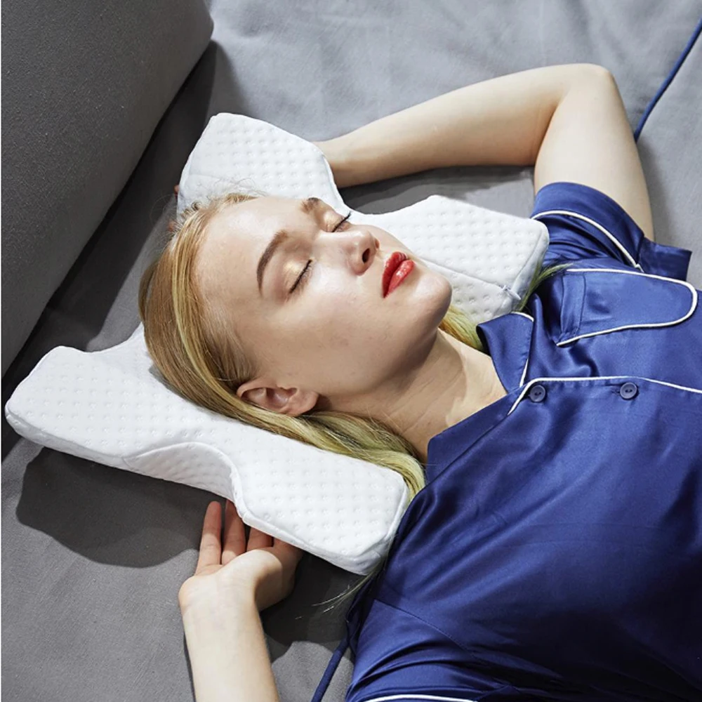 Подушка из пены с эффектом памяти, арочная подушка, прочная мягкая белая АРКА для сна, путешествий, офиса, обеда, облегчения боли
