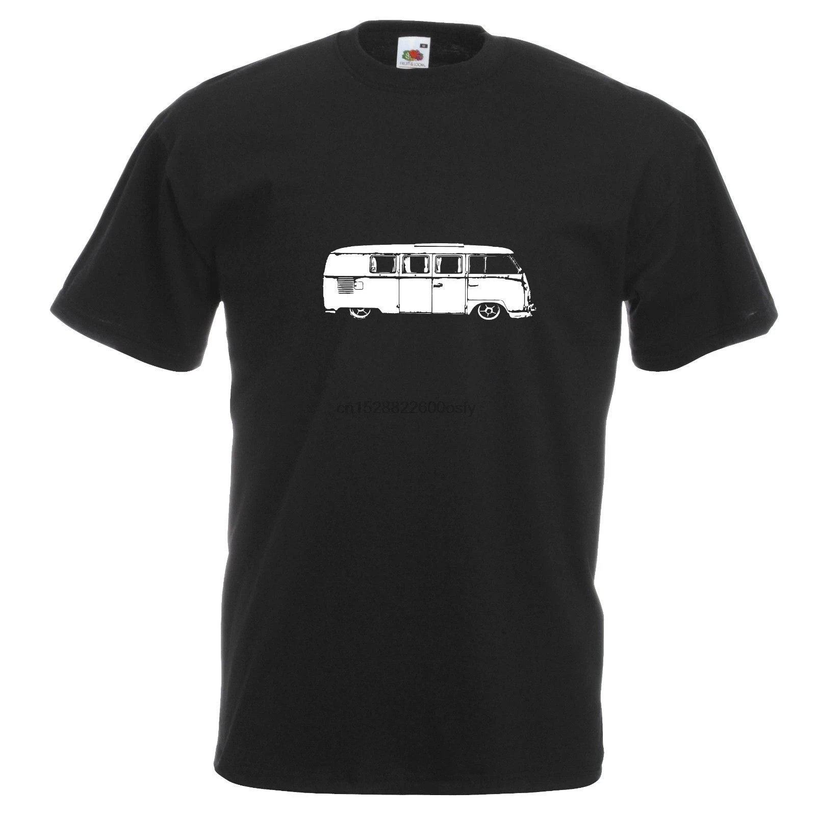 

Men High Quality Tee Germany Car Campers Van T Shirt Combi Bus T1 Type 1 Split Screen Retro Dub Ratlook O-Neck Teenage T-Shirt