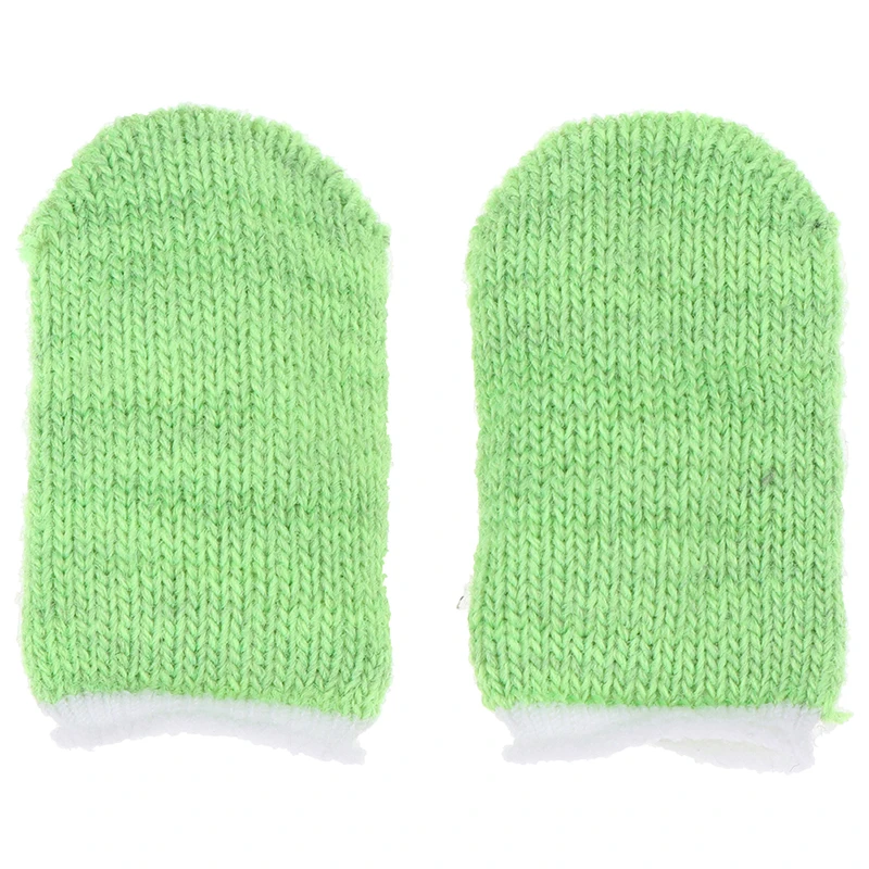 Green Полный сенсорный экран игры кончики пальцев пот-доказательство антистатические телефонные пальчиковые рукава - Color: Green