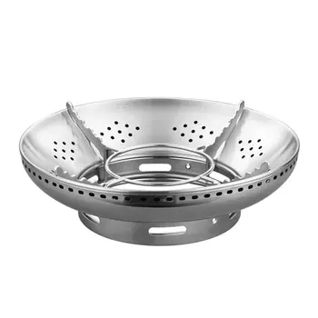

Stainless Steel Gather Fire Thermal insulation Windproof Pot Holder Gas Stove Cover Restaurant Home Energy Saving Easy Install