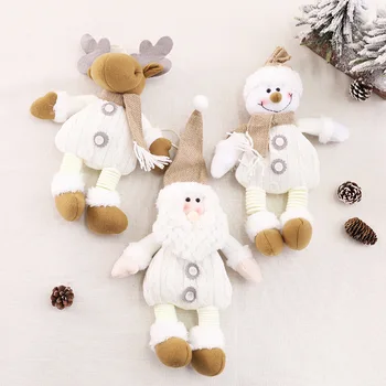 

Snowman The Elderly Milu Cloth Doll A Doll Pendant Market Display Window Scene Ornament