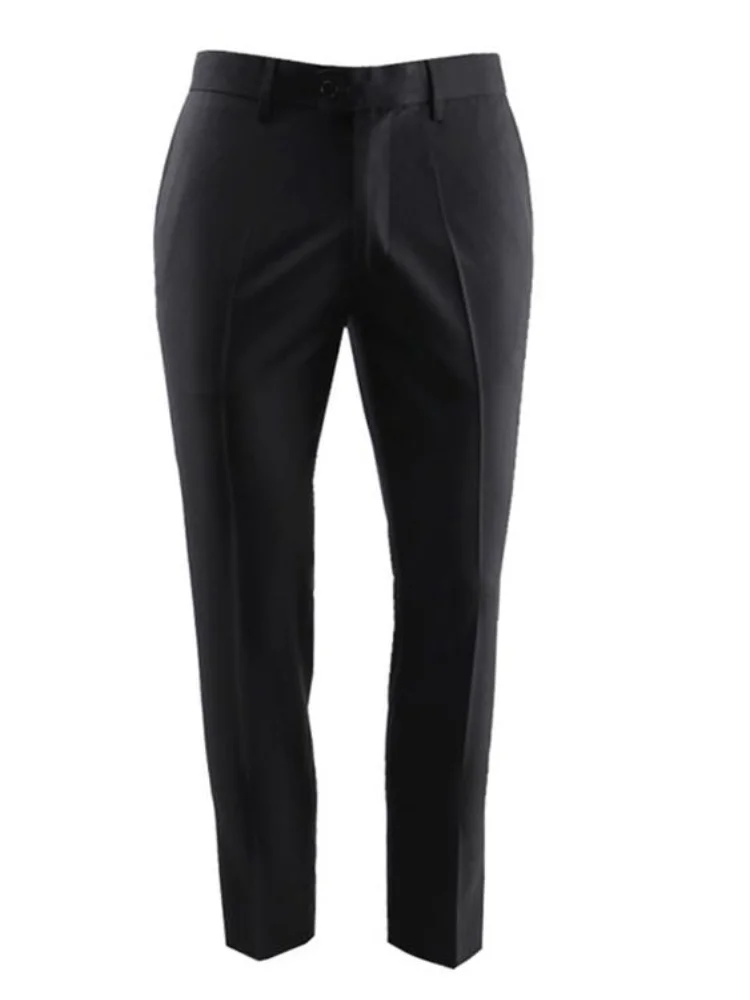 Men's Nine-Quarter Pants Casual Pants Pencil Pants Spring/Summer New Solid Color Fashion Trend Slim And Versatile Capri Pants