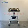 Multi-function New Design Patient Lift Manual Wheelchair Transfer Machine Commode Toilet Chair 4