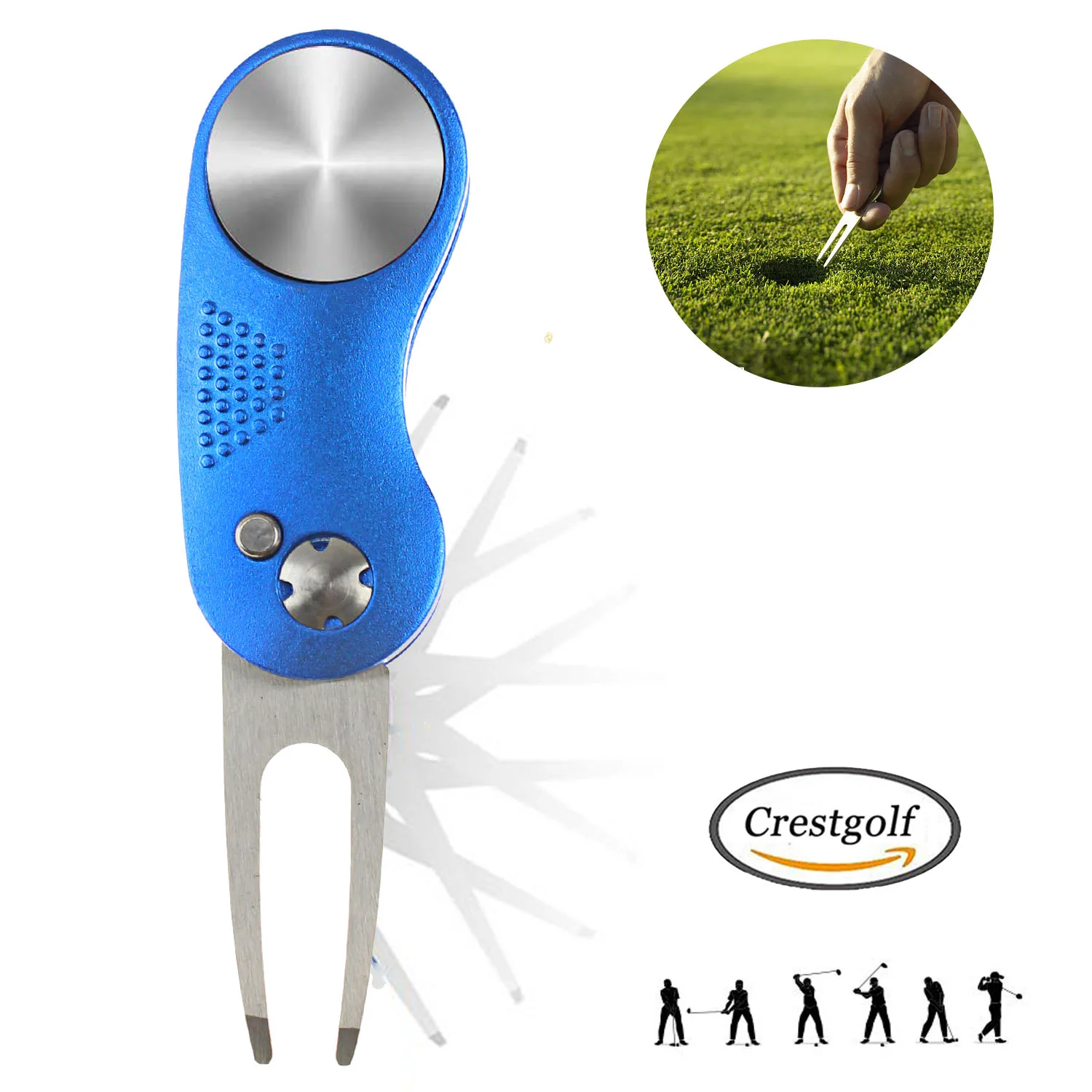 

2pcs/bag Switchblade New Golf Divot Tool Pitch Golf Training Aids Tools Arrive on time /Golf Accessories