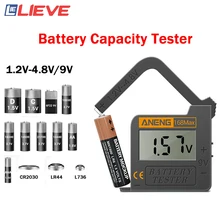 168max digital testador de bateria de lítio capacidade da bateria ferramenta diagnóstico display lcd verificar aaa aa 6f22 9v cr2032 bateria botão