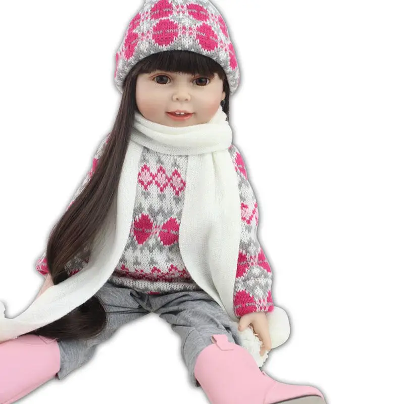 Кукла реборн силиконовая 18 дюймов Реалистичная|doll toys|reborn toddlersreborn toddler dolls |