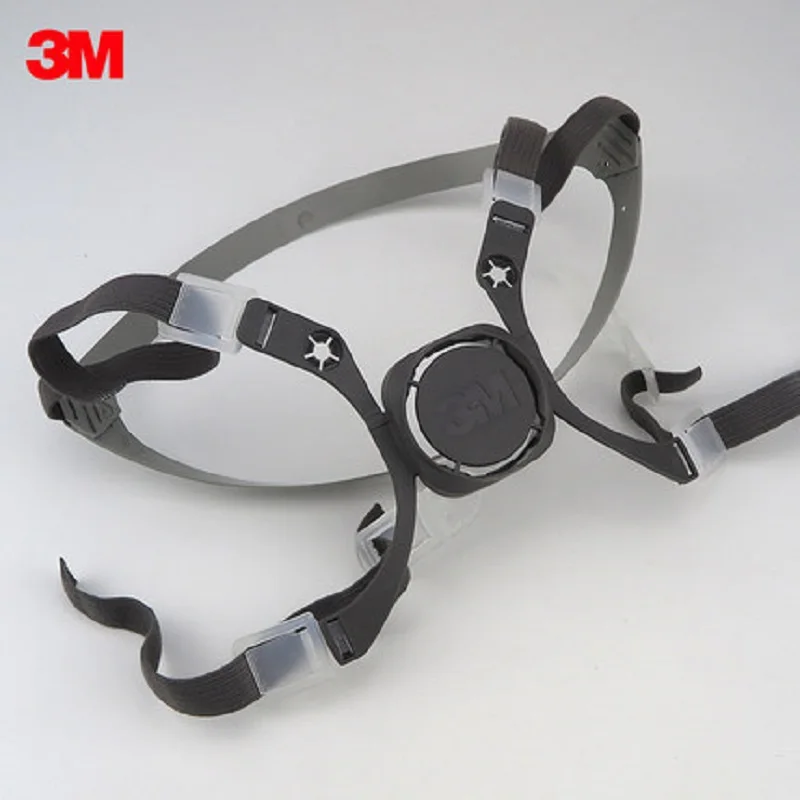

3M 6281 Headband Combination 6100/6200/6300 Gas Mask Respirator Replace Accessories with Elastic Dust Mask Fittings Fixed Belt