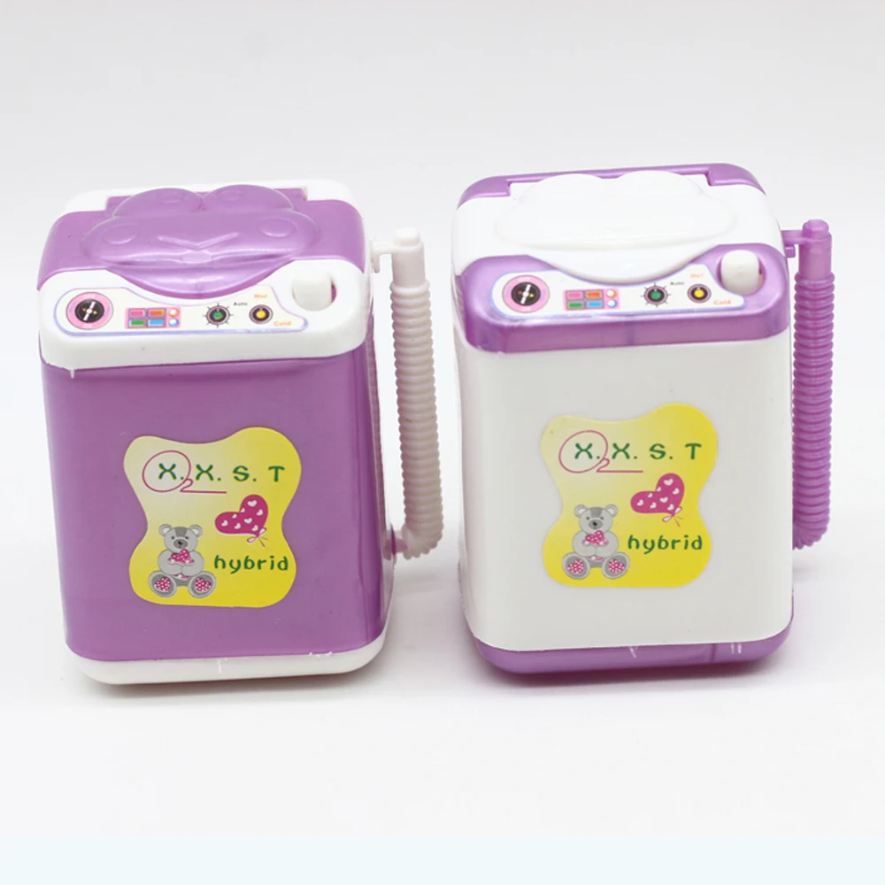 1PCS Furniture Washing Machine For 1/6 bjd BarbieDoll House Baby Toys Doll Accessories