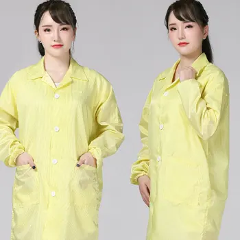 

Protective smock Anti-static Coat Adults Dust-proof Clothing Men's Workshop Paint Dust-proof Clothes Lab