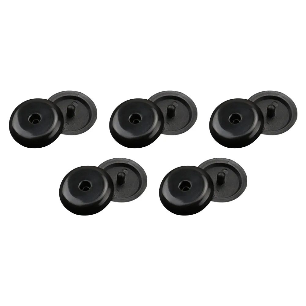 5pcs 안전 좌석 벨트 자동차 스토퍼 간격 제한 버클 클립 리테이너 중지 버튼 야외 개인 자동차 장식