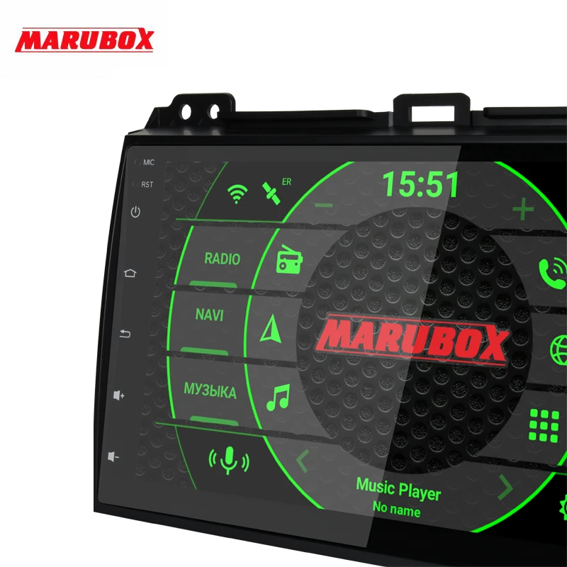 Штатная магнитола для Toyota Land Cruiser Prado 2002-2010, MARUBOX KD9026, Штатное головное устройство для Prado, Android 9.0, Восьмиядерный процессор,встроенный DSP, IPS экран, Встроенная 64GB, BlueTooth