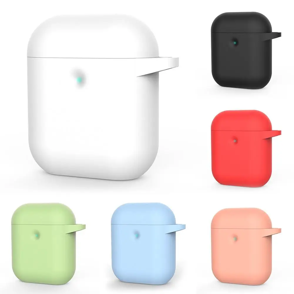 

Silicone Shockproof Bluetooth Earphone Case Protective Cover for AirPods 1 2
