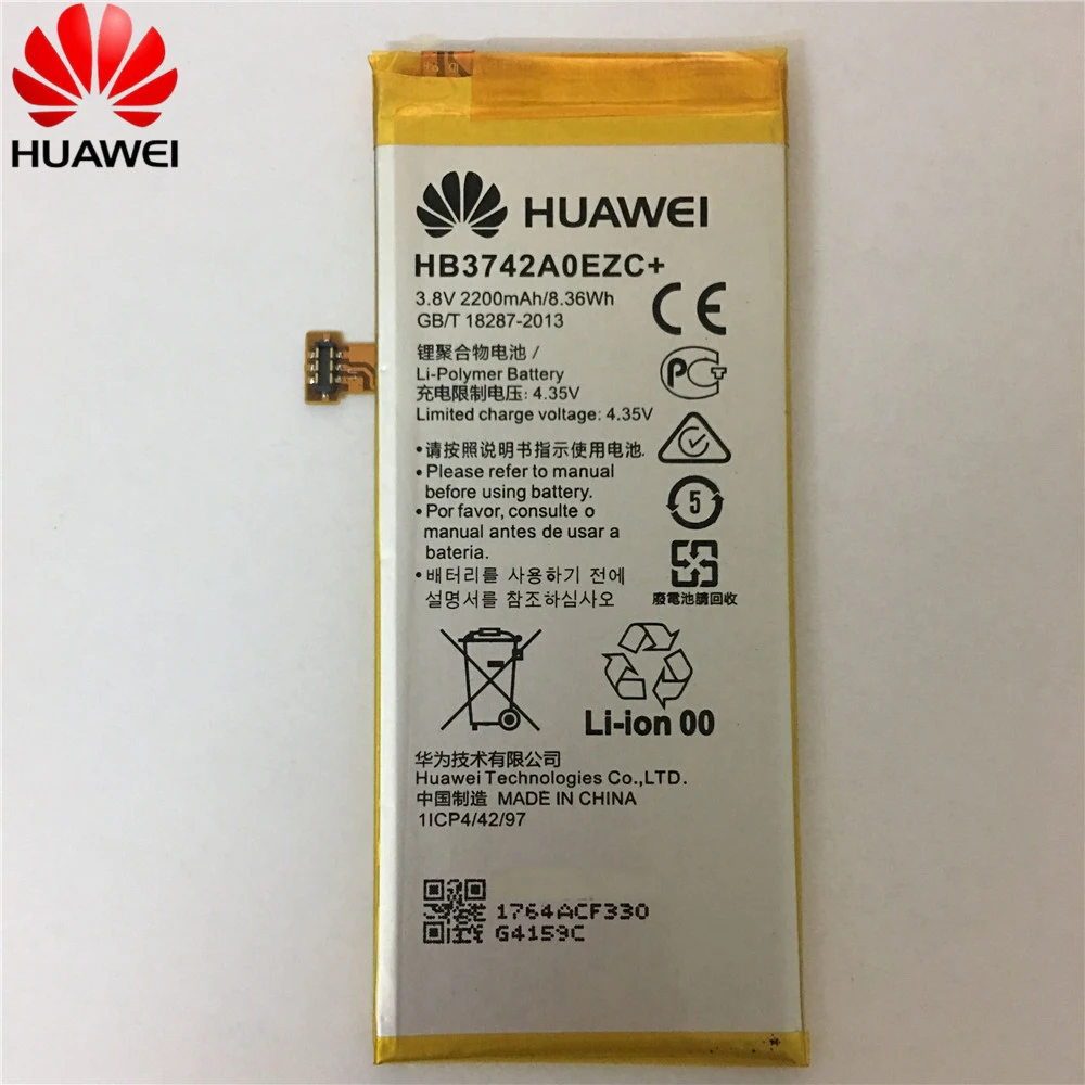 Huawei Батарея HB386280ECW для huawei Honor 7 9 P10 P8 Lite для Mate10 Pro P20 Pro HB3742A0EZC+ HB494590EBC HB436486ECW