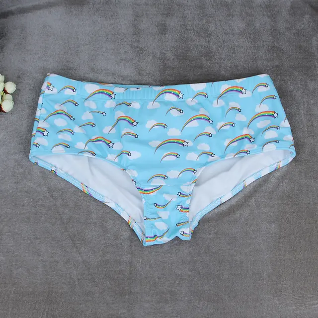 Men Pride Shooting Star Bikini Rainbow 