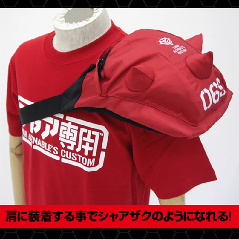 2019 Hot Japan Anime Gundam Char Aznable Man Woman Adult Zaku Shoulder Bag Men Canvas Messenger Bags Wholesale Casual Bag