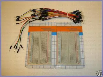 

2p x 400 pts solderless breadboard w75 pcs jumper wire