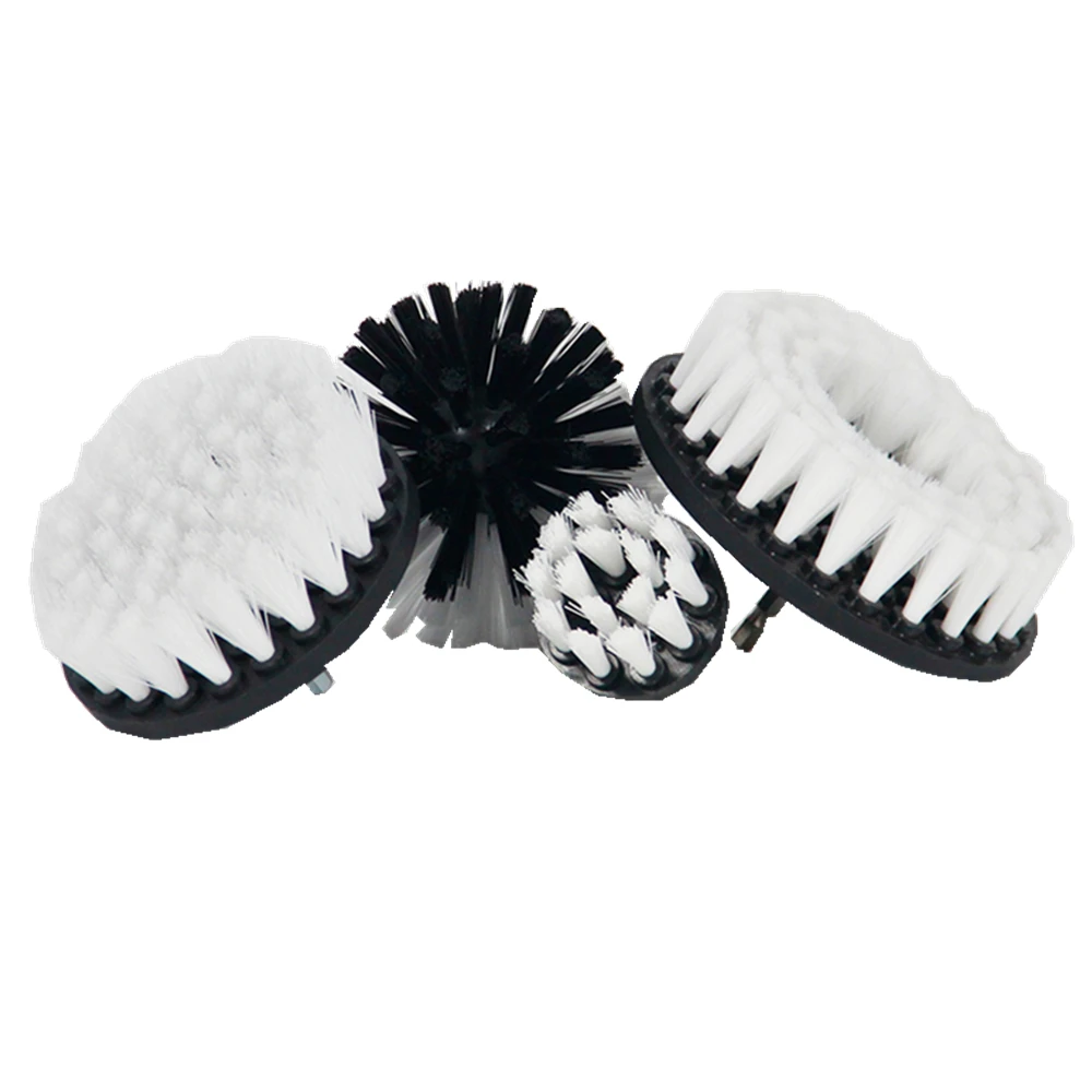 4 шт./компл. белая мягкая электрическая щетка электрическая насадка в виде щетки мощный жесткий очищающий комплект для чистки кожаных диванов cardropshipping