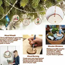 Aliexpress - 1Pcs Wood Log Slice Disc Approx 5-6cm DIY Circle Round Art Disks Christmas Party Wood For Wedding Decoration Crafts Handicr N8K6
