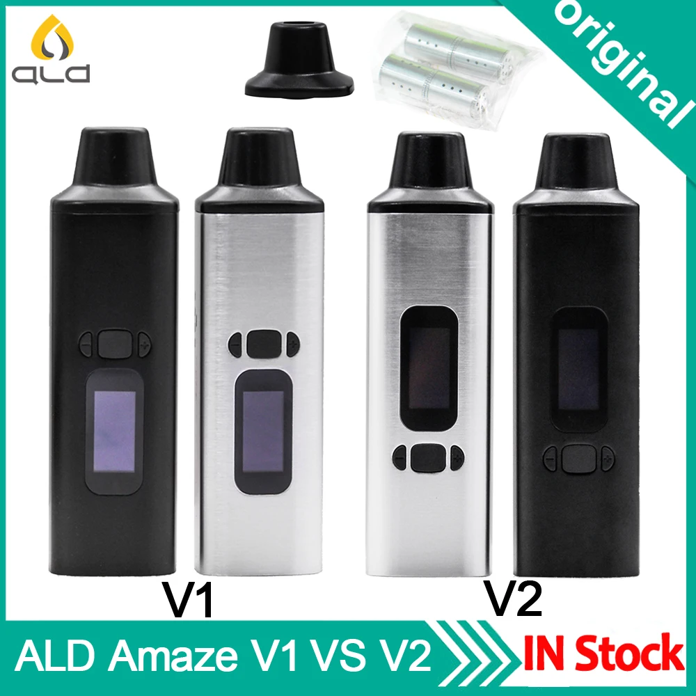 Вапорайзер для сухих трав ALD AMAZE WOW V2 батарея 1800 мАч с OLED дисплеем и контейнером