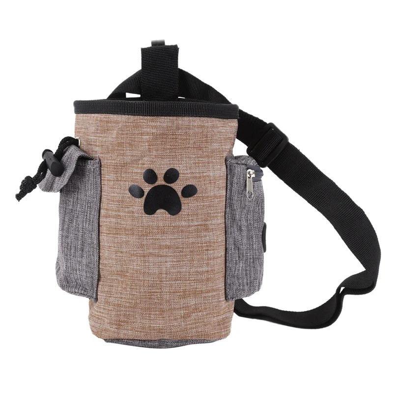 

Dog Treat Pouch Pet Hands Free Training Walking Bag Dogs Outdoor Portable Backpack Carrier Snacks Litter Bag Waist Pack 1pcs