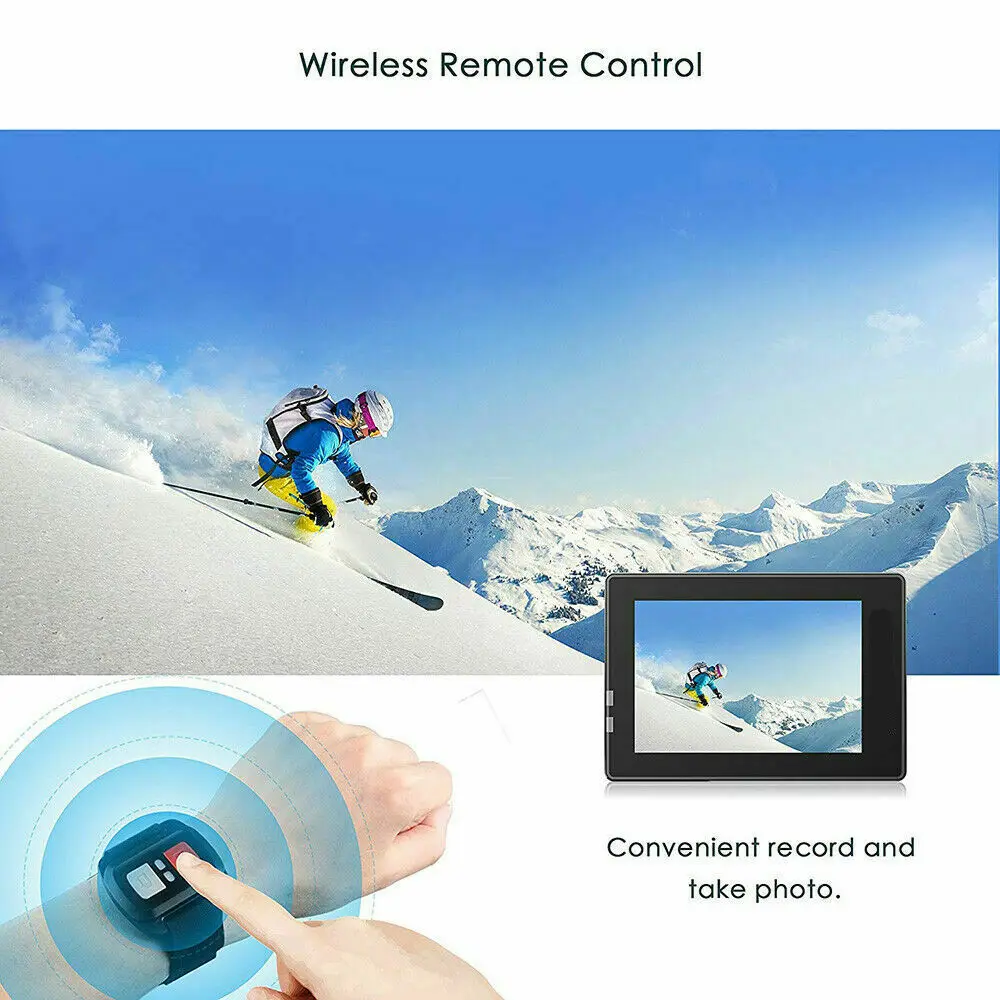 4K Wifi Action Camera Full HD 30m Waterproof Sport