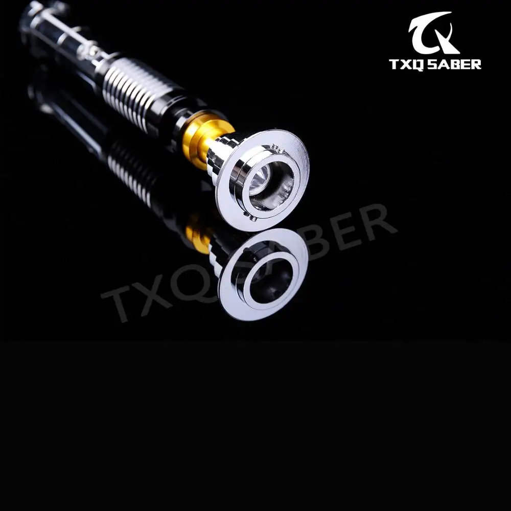 Mango RGB LUKE Saber, 12 cambio de colores, mango de Metal, 6 fuentes de sonido, ajuste de volumen-solo mango - 3